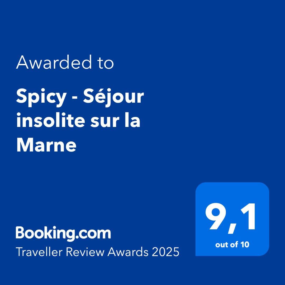 Spicy - Sejour Insolite Sur La Marne Meaux Dış mekan fotoğraf